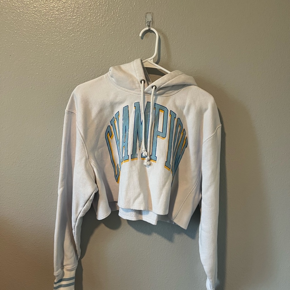 Champion Reverse Weave Hoodie in Cream